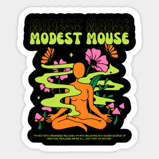 Modest Mouse // Yoga Sticker